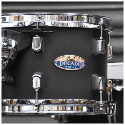 Image 8 - Pearl Decade Drum Kit with Snare and Hardware in Satin Slate Black finish *2nd Hand*