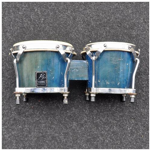 Image 1 - PP Percussion Plus Basic Bongos in Teal finish *2nd Hand*