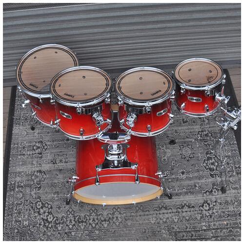 Image 10 - Mapex 10", 12", 13", 16", 22" Pro M Maple Drum Kit in Cherry Fade finish *2nd Hand*