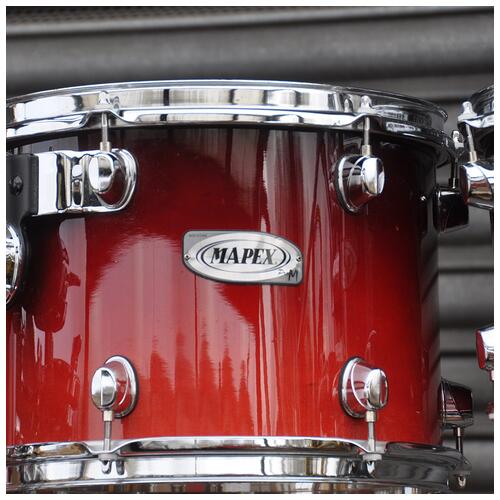 Image 9 - Mapex 10", 12", 13", 16", 22" Pro M Maple Drum Kit in Cherry Fade finish *2nd Hand*