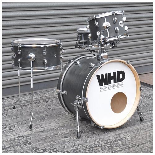 WHD 10", 14", 18" Elite Compact Kit Shell Pack with Snare in Trans black finish *2nd Hand*
