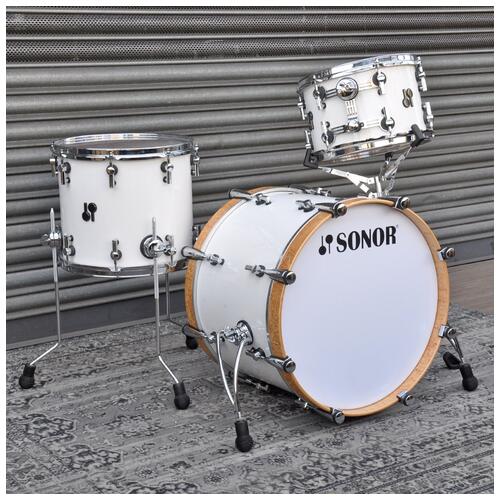 Image 1 - Sonor 12", 14", 20" SQ2 Thin Birch Shell Pack In Solid White finish *2nd Hand*
