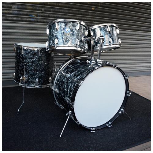 Beverley kit Black Diamond Pearl 1970s 12" 13" 16" 22" Blue Badge *2nd Hand