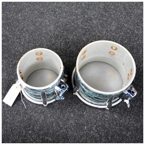 Image 5 - Premier Bongo Toms 6" + 8" - Blue Oyster 1970s *2nd Hand*