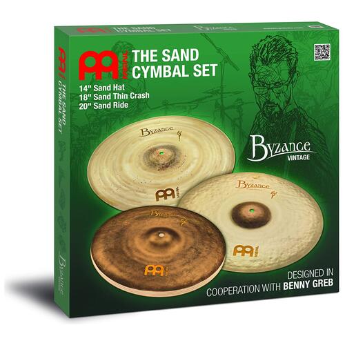 Meinl Byzance Vintage Sand Cymbal Set - Benny Greb Signature