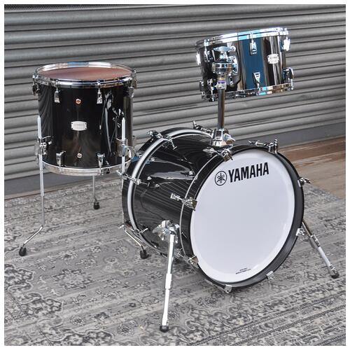 Yamaha 12", 14", 18" Absolute Maple Hybrid shell pack in Solid Black finish *Open Box*