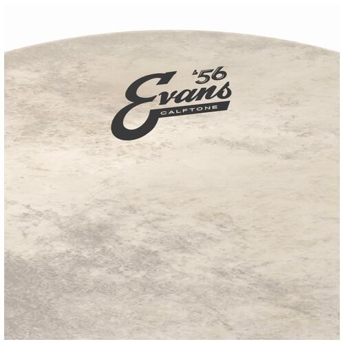 Image 4 - Evans 56 Calftone Bass Drum Heads