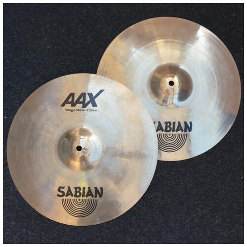 Image 1 - Sabian 14" Aax Stage Hi-hat Cymbals - 2nd Hand