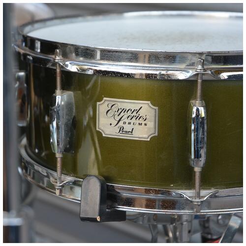 Image 2 - Pearl Export 10" 12" 14" 22" + 14" Snare in pewter with Hardware & Planet Z Cymbals - 2nd Hand