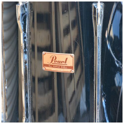 Image 3 - Pearl MLX Circa 1990 Black Lacquer 12" 16" 22" holders & rim mount - 2nd Hand