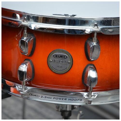 Image 7 - Mapex Meridian Maple Shell Park 10" 12" 14" 20" + 14" Snare Holders in Volcanic Burst - 2nd Hand