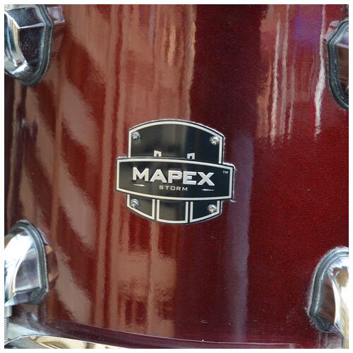 Image 3 - Mapex Storm 10" 12" 16" 22" Wine Red Snare Paiste 101 Set - 2nd Hand