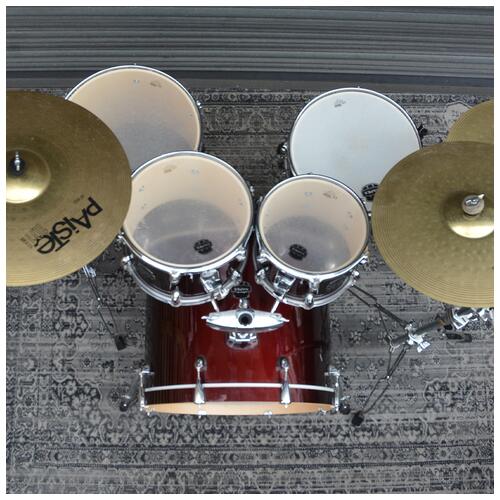 Image 11 - Mapex Storm 10" 12" 16" 22" Wine Red Snare Paiste 101 Set - 2nd Hand