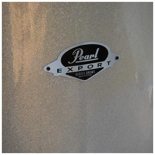 Image 6 - Pearl Export Artic Sparkle 10" 12" 16" 22" + 14" Snare - Hardware & SBR cymbals - 2nd Hand