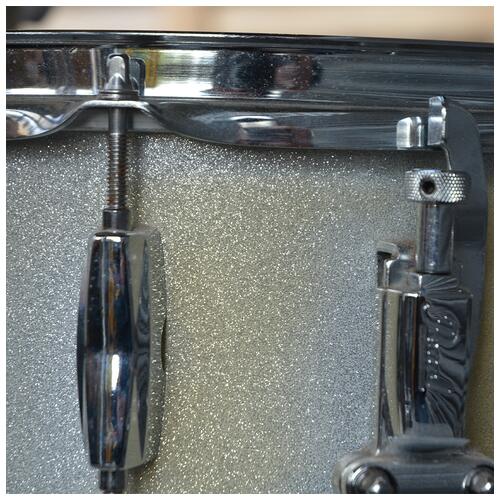 Image 7 - Pearl Export Artic Sparkle 10" 12" 16" 22" + 14" Snare - Hardware & SBR cymbals - 2nd Hand