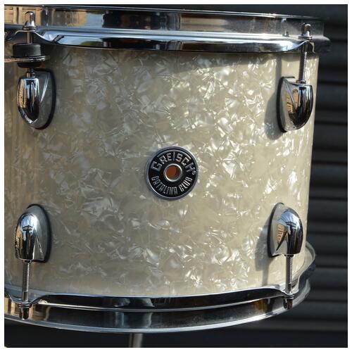 Image 8 - Gretsch Catalina Club Jazz 12" 14" 18" + 14" Snare in White Pearl - 2nd Hand
