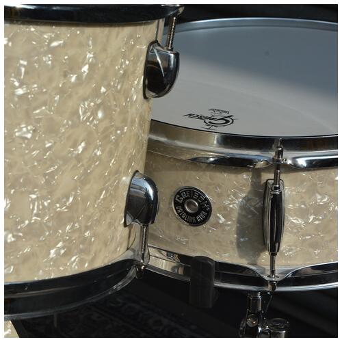Image 3 - Gretsch Catalina Club Jazz 12" 14" 18" + 14" Snare in White Pearl - 2nd Hand