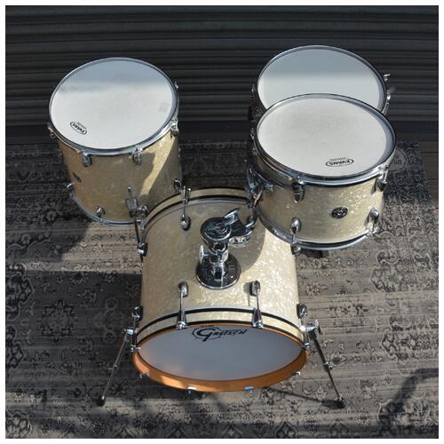Image 11 - Gretsch Catalina Club Jazz 12" 14" 18" + 14" Snare in White Pearl - 2nd Hand