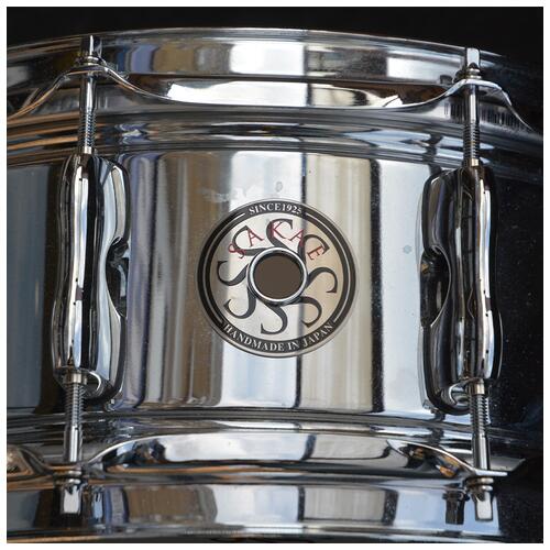 Image 2 - SAKAE SDM1455ST Steel Snare Drum 14"x5.5" Made in Japan - 2nd hand