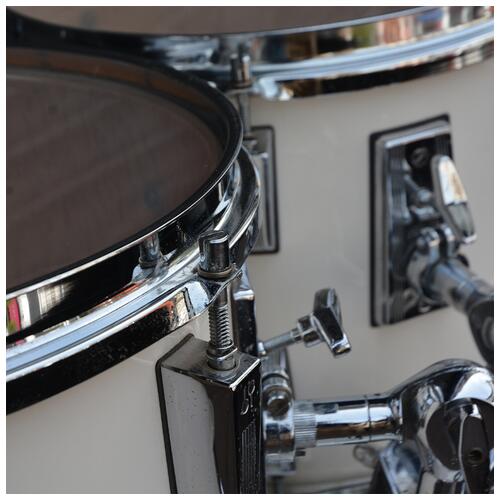 Image 4 - Sonor Lite 10" 12" 13" 16" 22" Drum Set in Cream White Lacquer - 2nd Hand