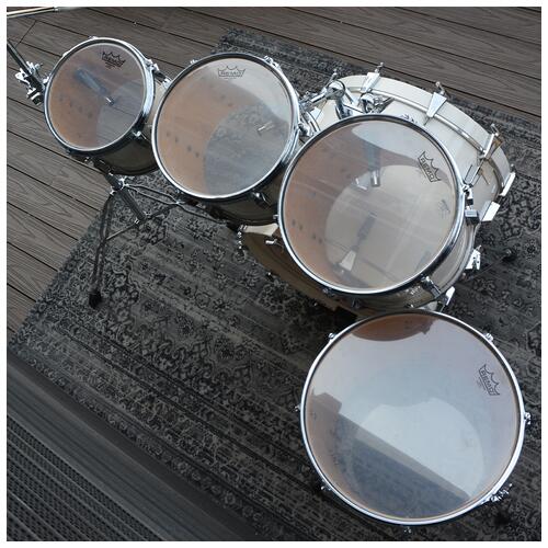 Image 23 - Sonor Lite 10" 12" 13" 16" 22" Drum Set in Cream White Lacquer - 2nd Hand