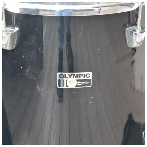 Image 2 - Premier Black 2000's 16" x 16" Olympic floor tom - 2nd hand