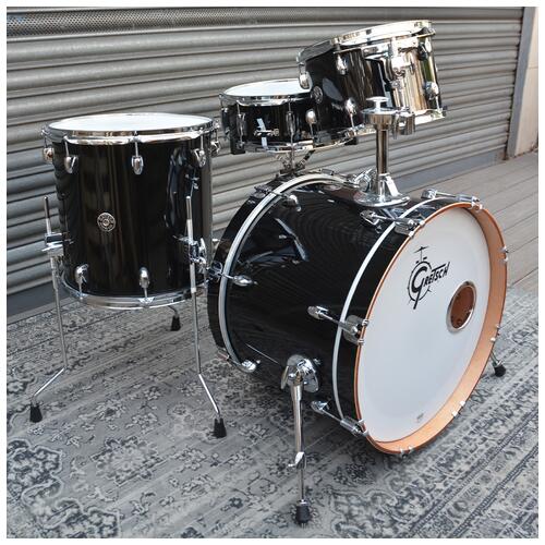 Image 1 - Gretsch Catalina Club 12", 14", 20" + 14" Snare Drum in Piano Black - 2nd Hand