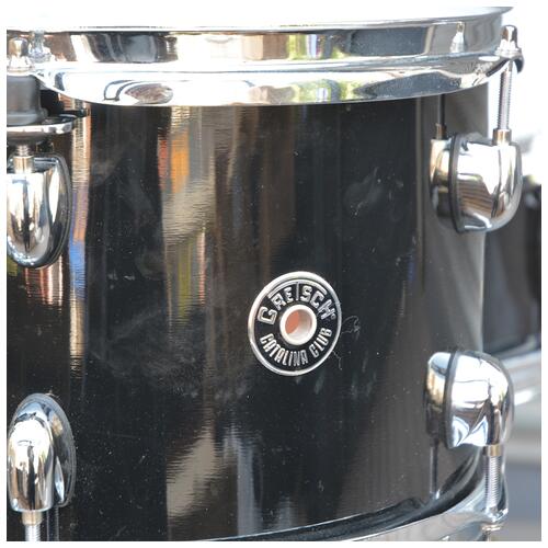Image 4 - Gretsch Catalina Club 12", 14", 20" + 14" Snare Drum in Piano Black - 2nd Hand
