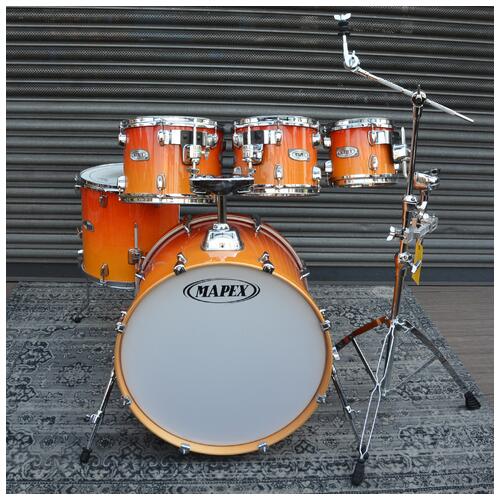 Image 2 - Mapex M Series 8" 10" 12" 14" floor tom 22" Sunburst Kit with Tom Stand