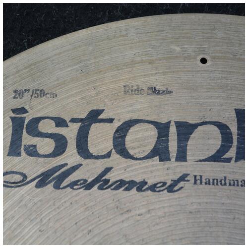 Image 2 - Istanbul Mehmet 20" With 2 Rivets Sizzle Ride Cymbal - 2nd Hand