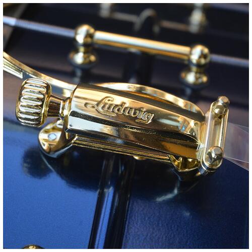 Image 3 - Ludwig BluePhonic Snare Drum 14" x 6.5" in. Midnight Blue Metallic - Open Box