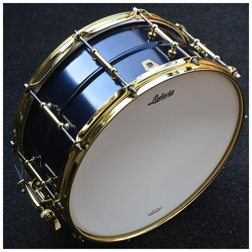 Image 10 - Ludwig BluePhonic Snare Drum 14" x 6.5" in. Midnight Blue Metallic - Open Box