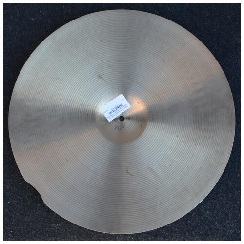 Image 5 - Paiste 20" Formula 602 Thin Crash Late 60s Red Writing era Repaired Crack #207638 - Vintage