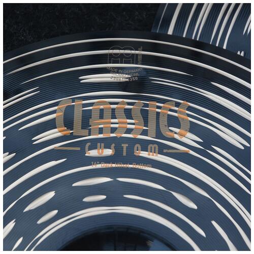 Image 2 - Meinl 14" Classics Custom Dark Hi Hat Cymbals - 2nd Hand