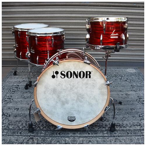 Image 2 - Sonor Vintage 20" 12" 14" Floor 16" Floor In Red Oyster - 2nd Hand