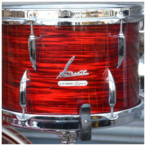 Image 3 - Sonor Vintage 20" 12" 14" Floor 16" Floor In Red Oyster - 2nd Hand