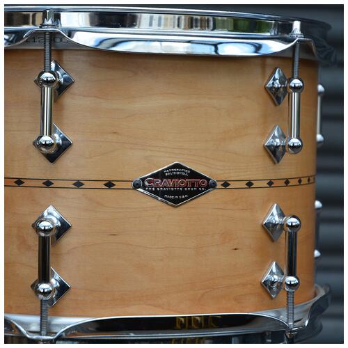 Image 4 - Johnny Craviotto 18x14" 12x8" 14x14" Professional Drum Kit in Natural  2nd Hand