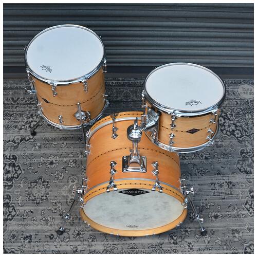 Image 17 - Johnny Craviotto 18x14" 12x8" 14x14" Professional Drum Kit in Natural  2nd Hand