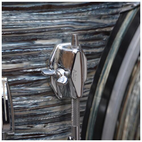 Image 6 - Ludwig 'Pre-serial' 1960s USA 'Super Classic' 13" 16" 22" in Blue Oyster Pearl COB hoops - 2nd Hand