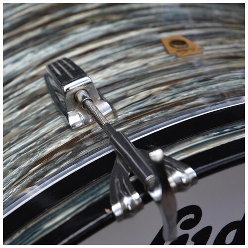 Image 7 - Ludwig 'Pre-serial' 1960s USA 'Super Classic' 13" 16" 22" in Blue Oyster Pearl COB hoops - 2nd Hand