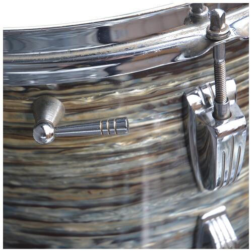 Image 9 - Ludwig 'Pre-serial' 1960s USA 'Super Classic' 13" 16" 22" in Blue Oyster Pearl COB hoops - 2nd Hand