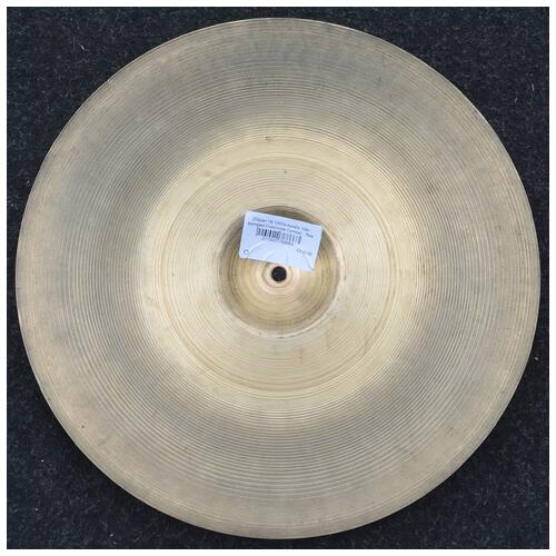 Image 2 - Zildjian 16" 1950s Avedis 'ride' stamped Crash/ride Cymbal - 'flea bite' on edge 1285g - Vintage