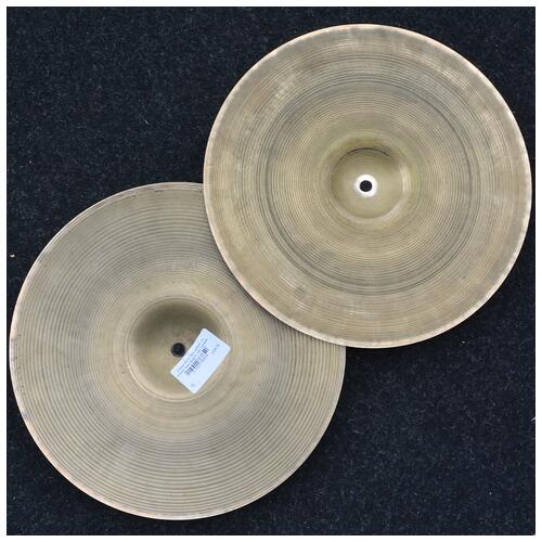 Image 3 - Zildjian 1963-67 'first edition' 14" Avedis New Beat Hi Hat Cymbals top 800g/ bott 1350g - Vintage