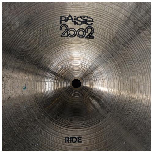 Image 3 - Paiste 2002 Black Label 18" Ride Cymbal - Light Keyhole circa 1978 - 2nd Hand