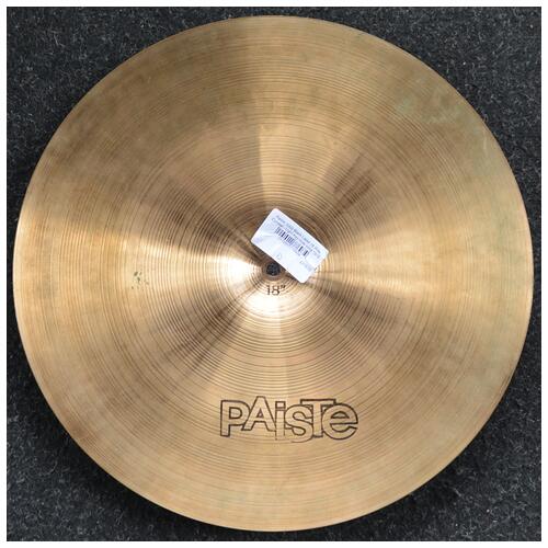 Image 2 - Paiste 2002 Black Label 18" Ride Cymbal - Light Keyhole circa 1978 - 2nd Hand