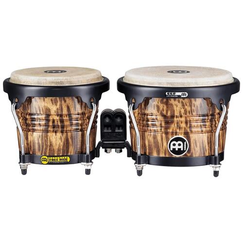 Meinl Marathon Designer Series 6 3/4" & 8" Wood Bongo, Leopard Burl