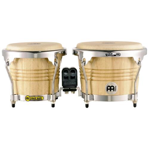 Meinl Marathon Exclusive 6 3/4" & 8" Wood Bongo, Natural