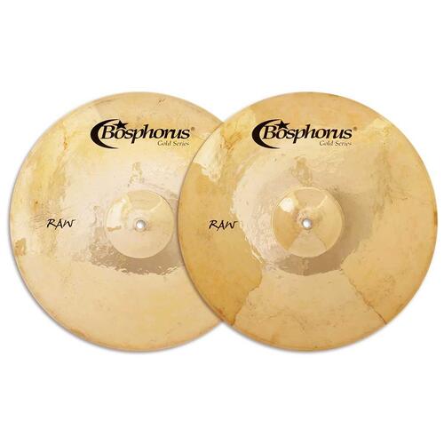 Bosphorus Gold Raw Series Hihat Cymbals Pair