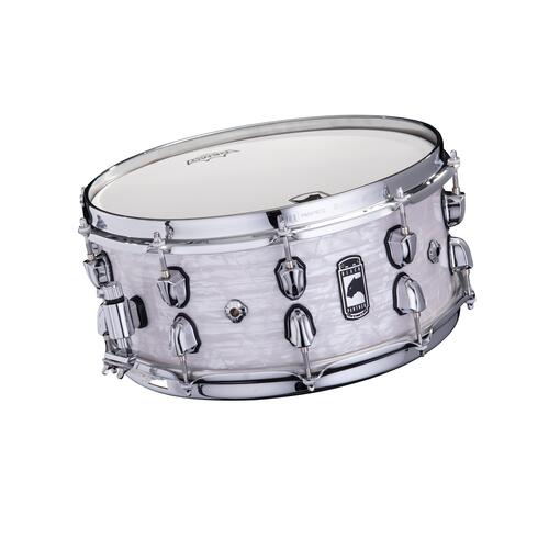 Image 2 - Mapex Black Panther Heritage 14"x6" Maple Snare Drum White Strata  BPNML4600CWD