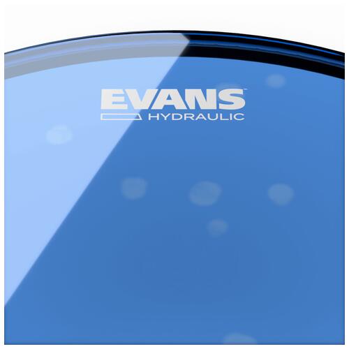 Image 3 - Evans Hydraulic Blue Bass Drum Heads